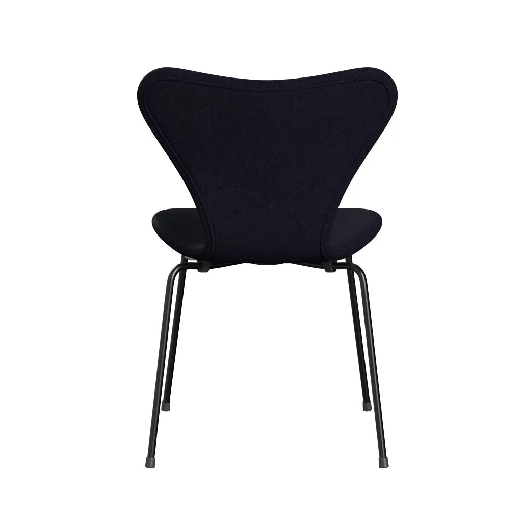 Fritz Hansen Series 7™ Chair Full Upholstery, Black/Divina Md Navy Dark