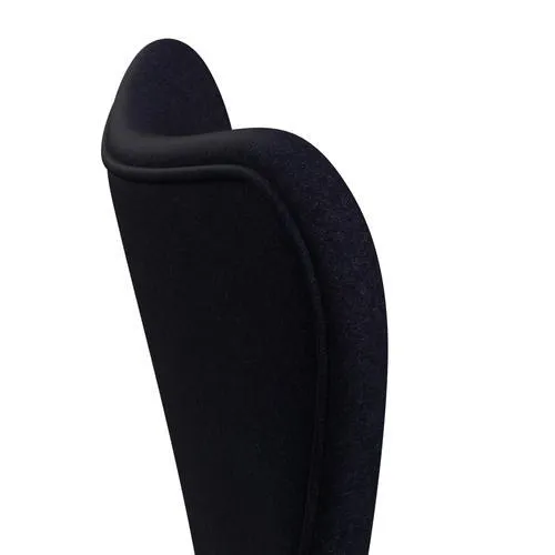 Fritz Hansen Series 7™ Chair Full Upholstery, Black/Divina Md Navy Dark