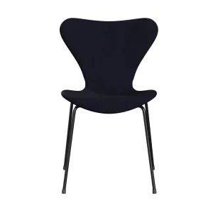 Fritz Hansen Series 7™ Chair Full Upholstery, Black/Divina Md Navy Dark