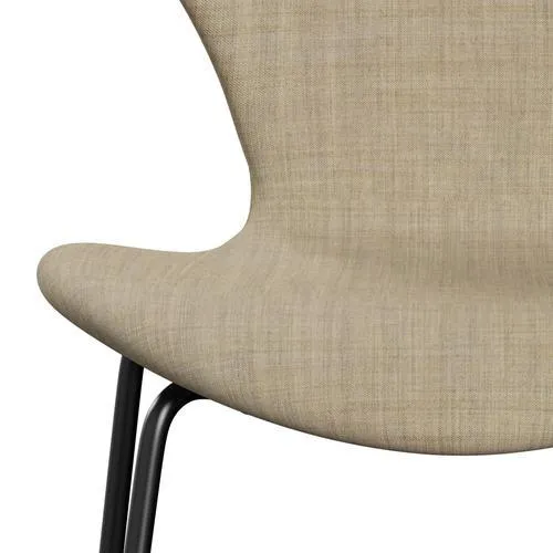 Fritz Hansen Series 7™ Chair Full Upholstery, Black/Remix Beige (Rem223)