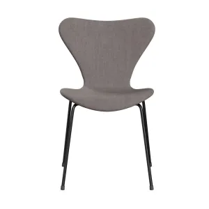 Fritz Hansen Series 7™ Chair Full Upholstery, Black/Remix Dark Grey (Rem136)