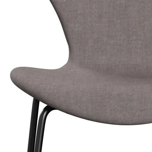 Fritz Hansen Series 7™ Chair Full Upholstery, Black/Remix Dark Grey (Rem136)