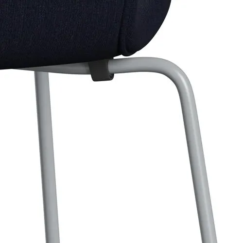 Fritz Hansen Series 7™ Chair Full Upholstery, Silver Grey/Canvas Dark Blue