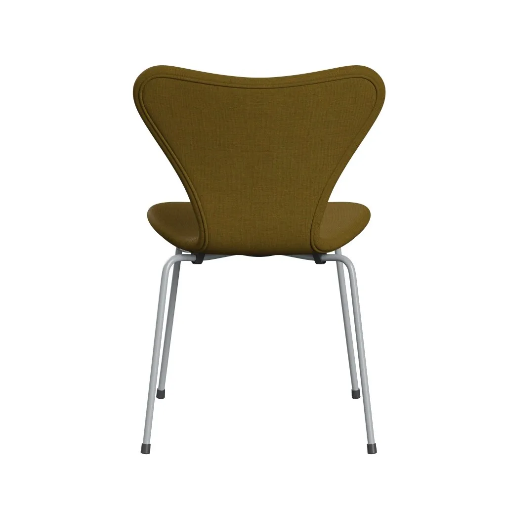 Fritz Hansen Series 7™ Chair Full Upholstery, Silver Grey/Remix Orange Green