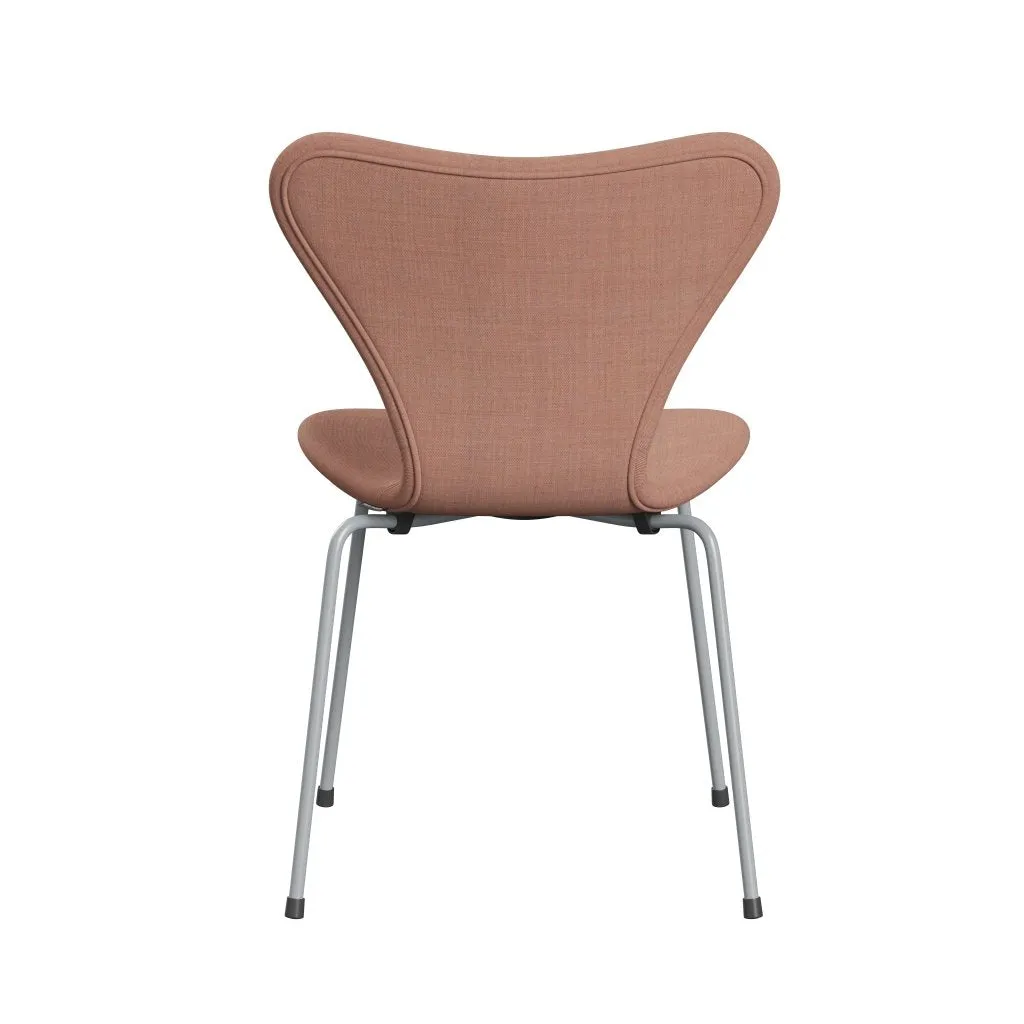 Fritz Hansen Series 7™ Chair Full Upholstery, Silver Grey/Remix Pink Light/Pink