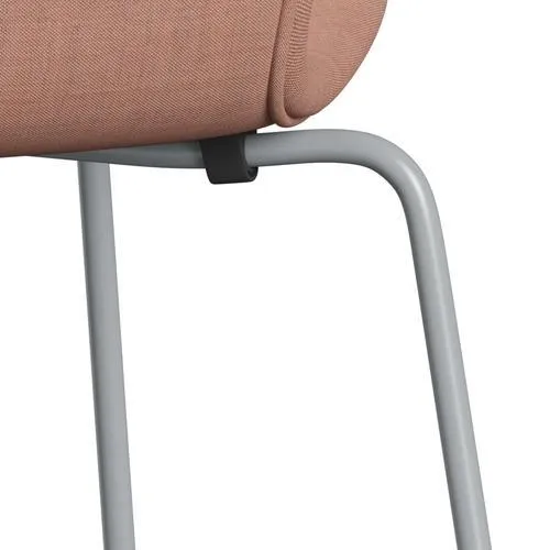 Fritz Hansen Series 7™ Chair Full Upholstery, Silver Grey/Remix Pink Light/Pink