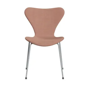 Fritz Hansen Series 7™ Chair Full Upholstery, Silver Grey/Remix Pink Light/Pink