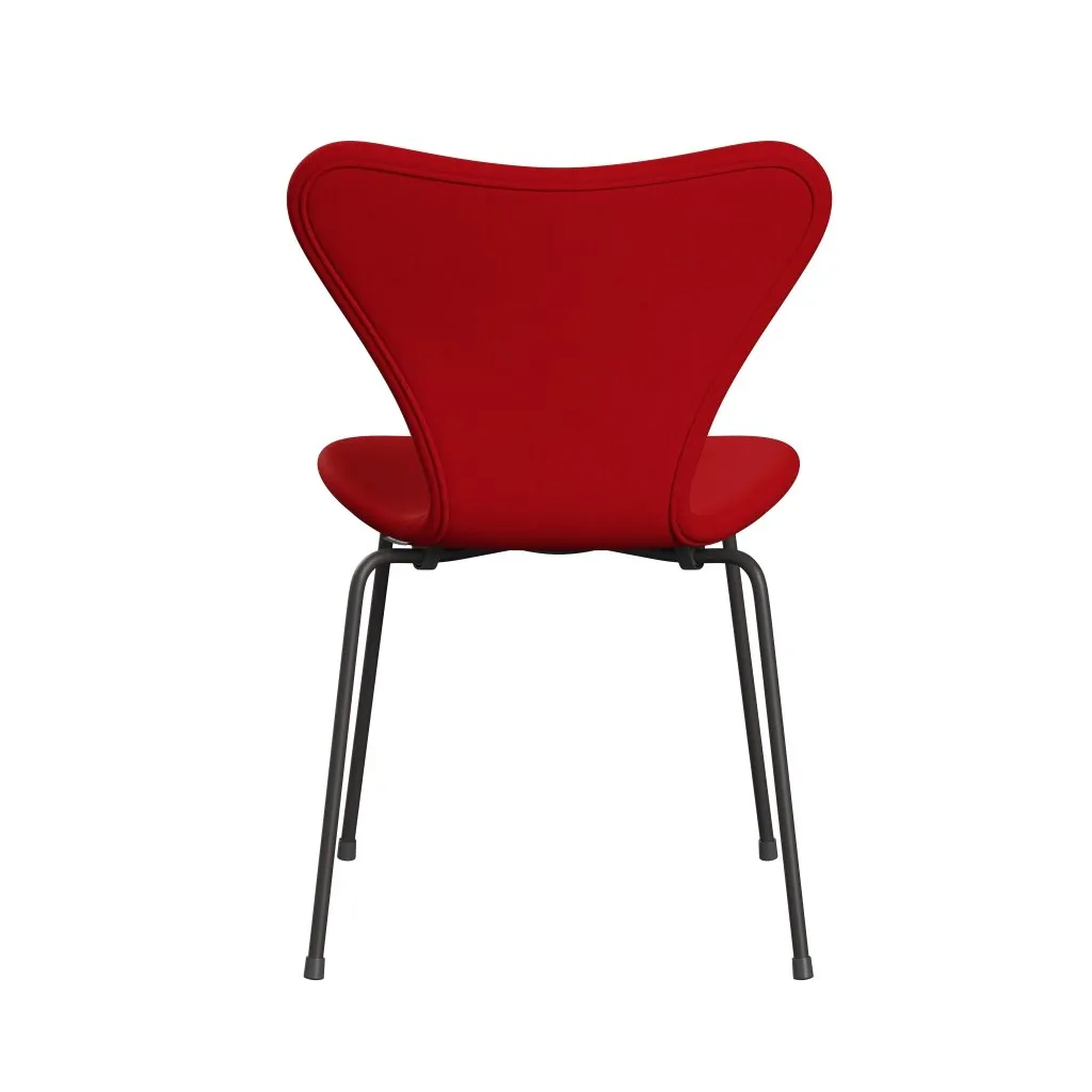 Fritz Hansen Series 7™ Chair Full Upholstery, Warm Graphite/Comfort Red (C64013)