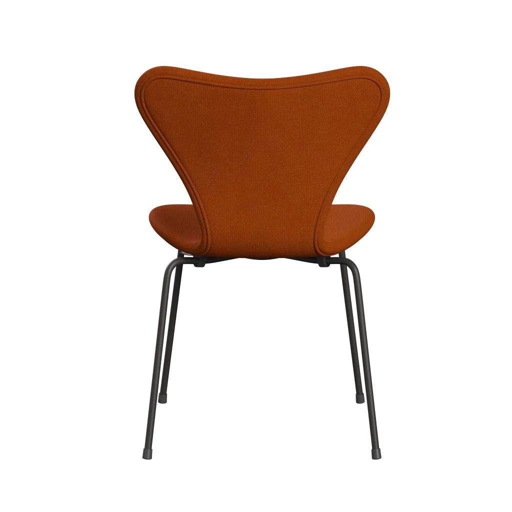 Fritz Hansen Series 7™ Chair Full Upholstery, Warm Graphite/Hallingdal Orange (Hal547)