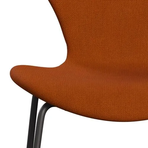 Fritz Hansen Series 7™ Chair Full Upholstery, Warm Graphite/Hallingdal Orange (Hal547)