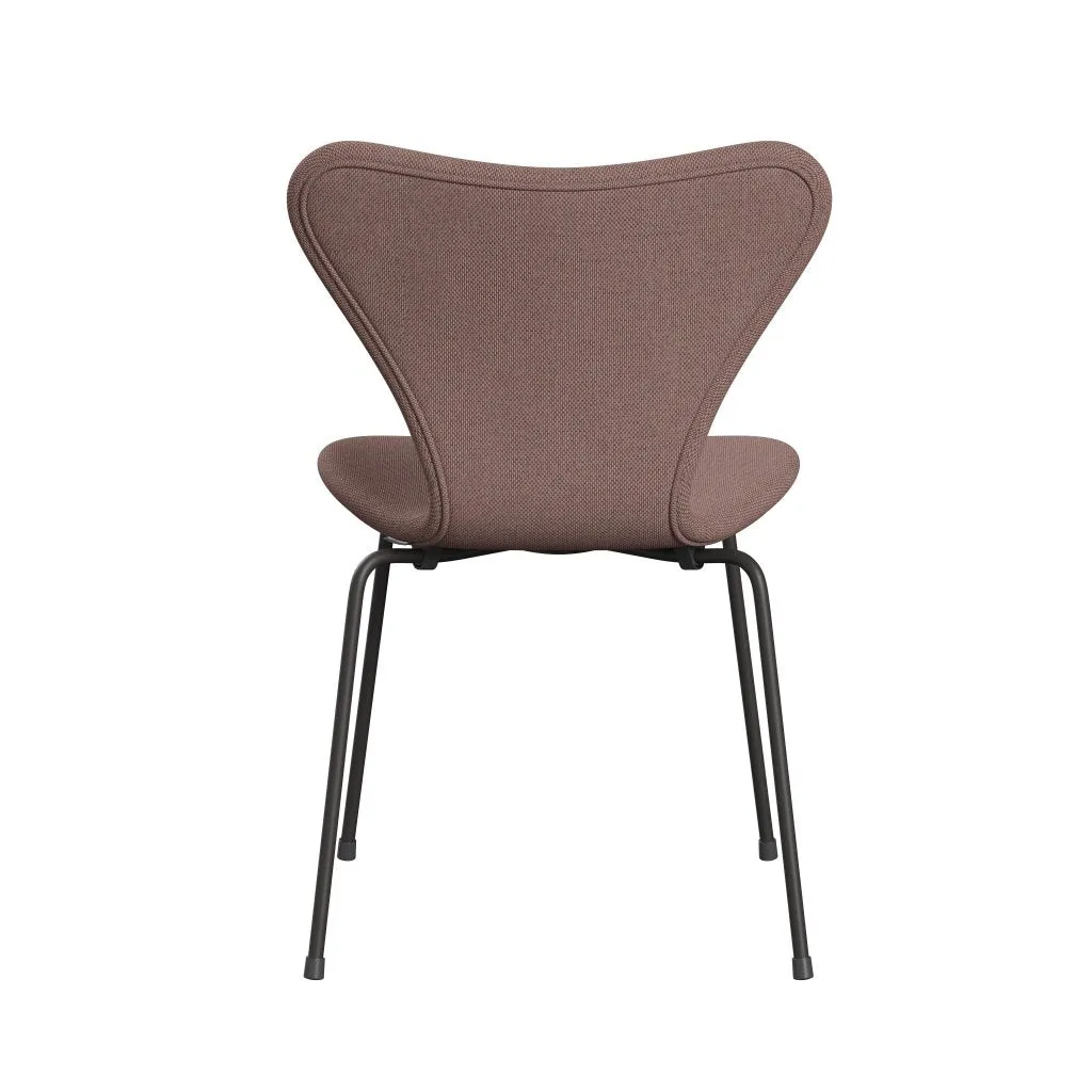 Fritz Hansen Series 7™ Chair Full Upholstery, Warm Graphite/Re Wool Soft Pink/Natural