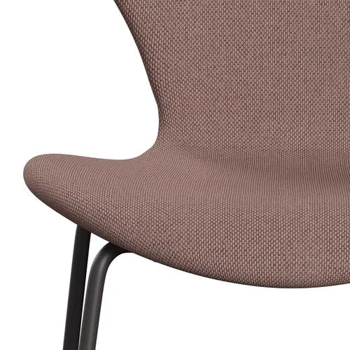 Fritz Hansen Series 7™ Chair Full Upholstery, Warm Graphite/Re Wool Soft Pink/Natural