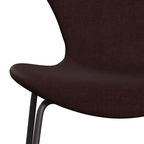 Fritz Hansen Series 7™ Chair Full Upholstery, Warm Graphite/Remix Aubergine (Rem373)
