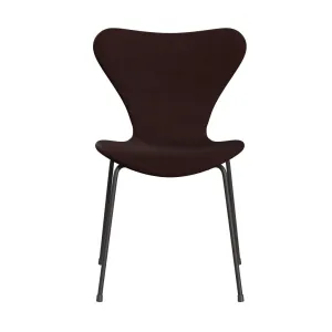 Fritz Hansen Series 7™ Chair Full Upholstery, Warm Graphite/Remix Aubergine (Rem373)