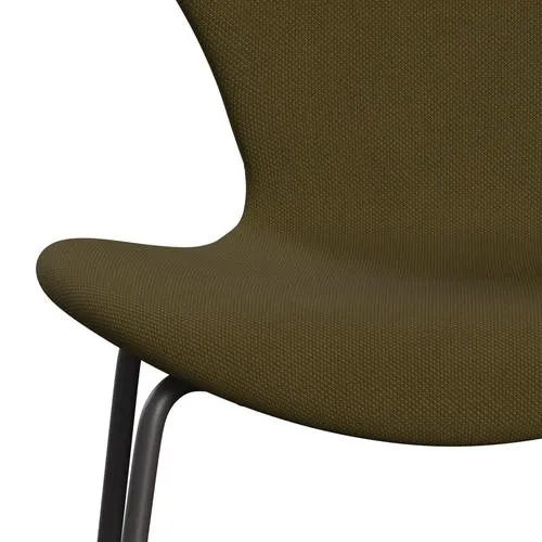Fritz Hansen Series 7™ Chair Full Upholstery, Warm Graphite/Steelcut Army Green