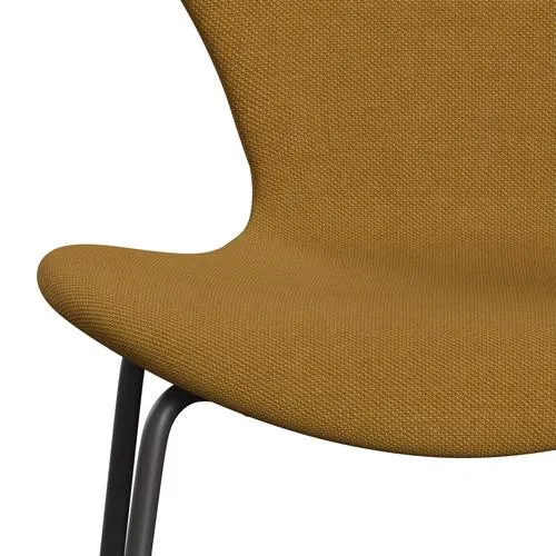 Fritz Hansen Series 7™ Chair Full Upholstery, Warm Graphite/Steelcut Trio Mustard Dark