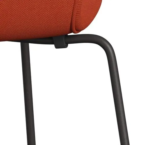 Fritz Hansen Series 7™ Chair Full Upholstery, Warm Graphite/Steelcut Trio Orange