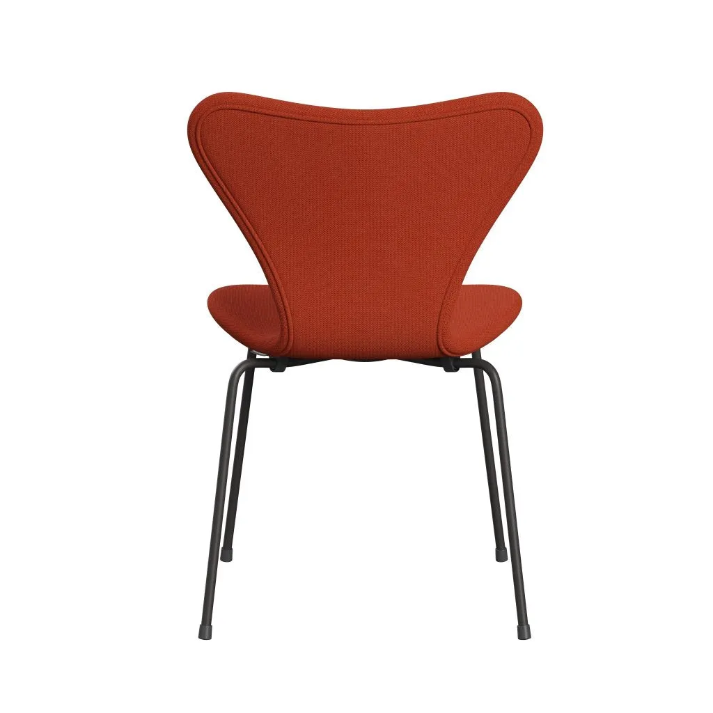 Fritz Hansen Series 7™ Chair Full Upholstery, Warm Graphite/Steelcut Trio Orange