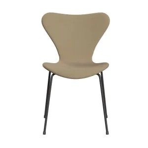 Fritz Hansen Series 7™ Chair Full Upholstery, Warm Graphite/Steelcut Trio Soft Yellow