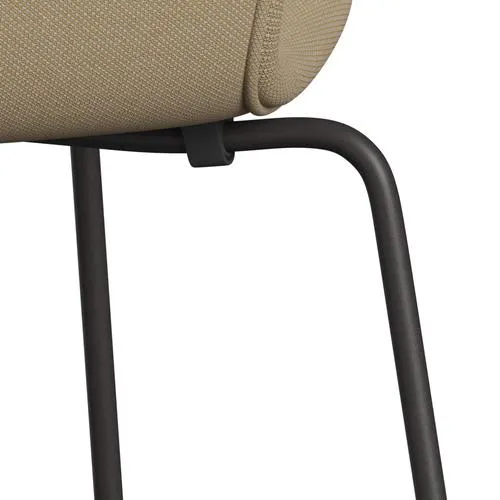 Fritz Hansen Series 7™ Chair Full Upholstery, Warm Graphite/Steelcut Trio Soft Yellow