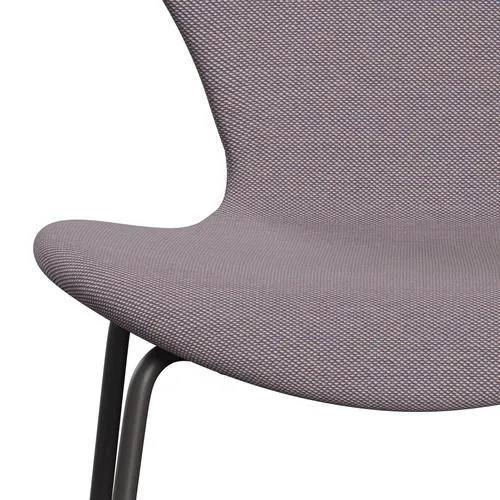 Fritz Hansen Series 7™ Chair Full Upholstery, Warm Graphite/Steelcut Trio White/Violet