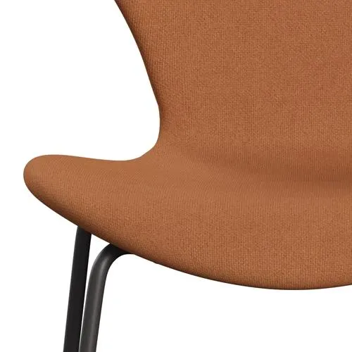 Fritz Hansen Series 7™ Chair Full Upholstery, Warm Graphite/Tonus Soft Orange