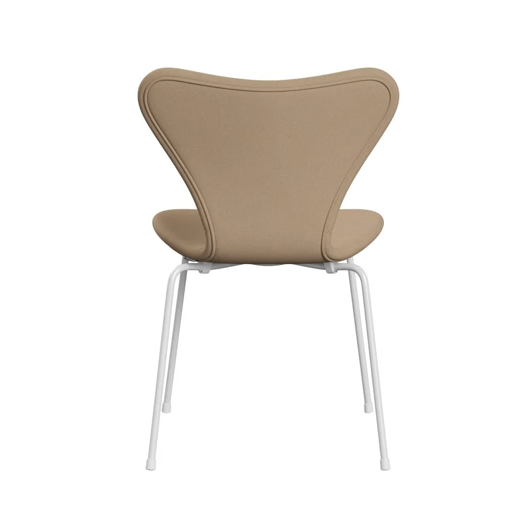 Fritz Hansen Series 7™ Chair Full Upholstery, White/Comfort Beige (C61003)