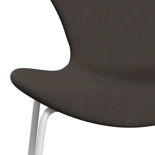 Fritz Hansen Series 7™ Chair Full Upholstery, White/Comfort Grey (C61014)