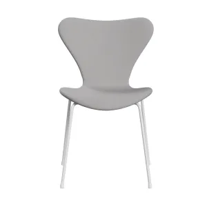 Fritz Hansen Series 7™ Chair Full Upholstery, White/Comfort White/Grey