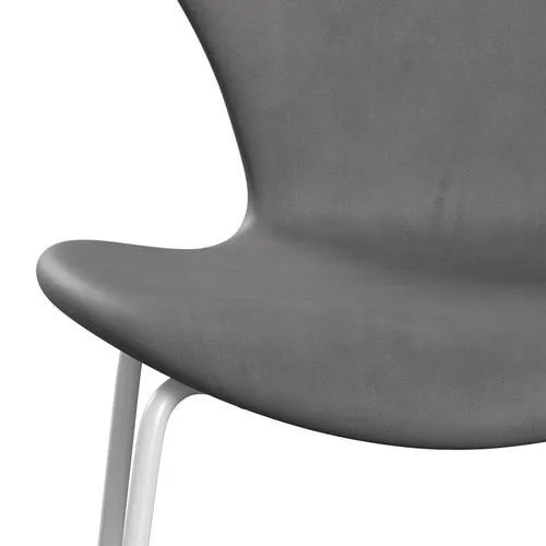 Fritz Hansen Series 7™ Chair Full Upholstery, White/Embrace Concrete
