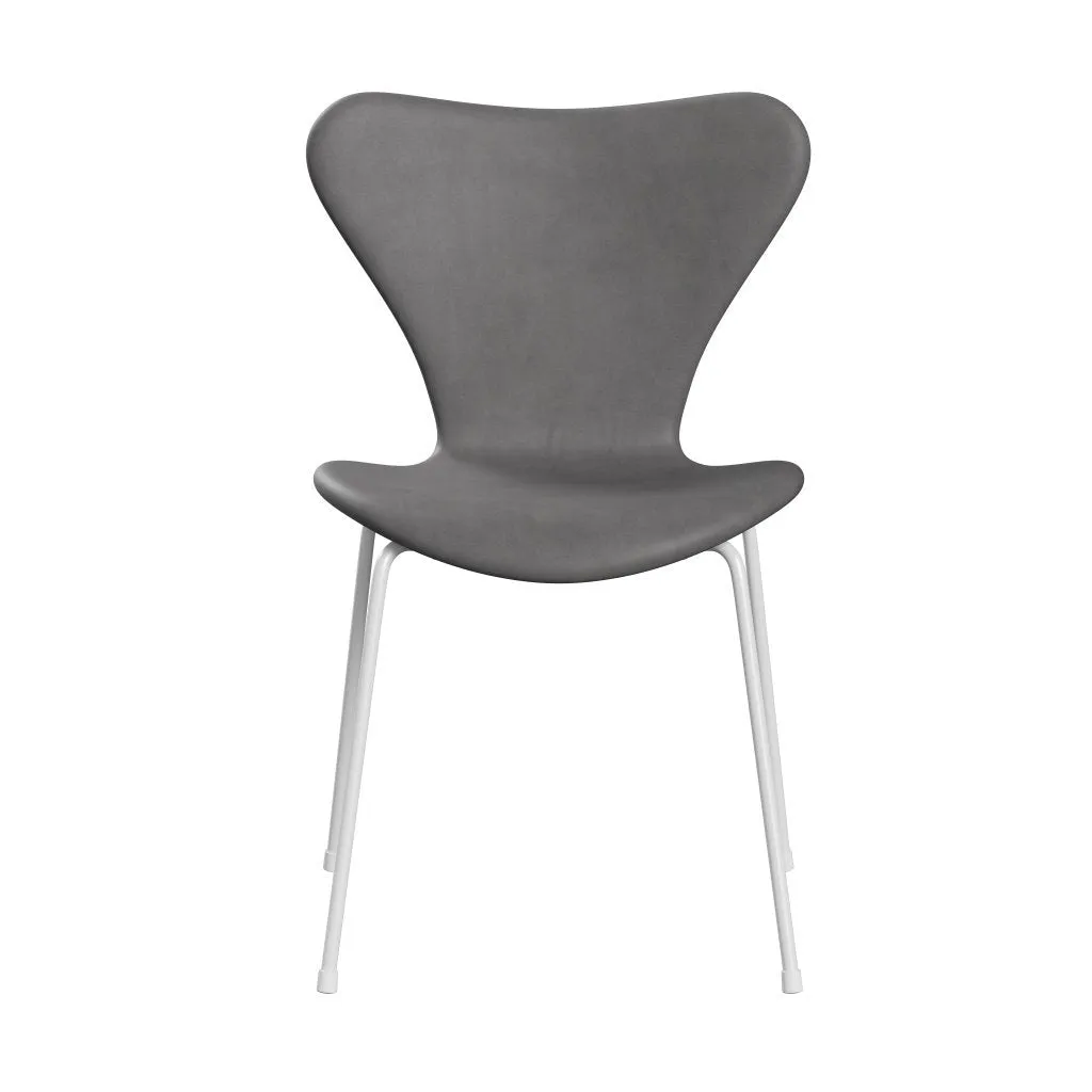 Fritz Hansen Series 7™ Chair Full Upholstery, White/Embrace Concrete