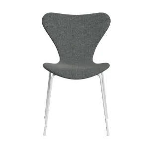 Fritz Hansen Series 7™ Chair Full Upholstery, White/Hallingdal White Black