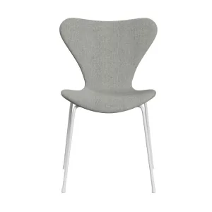 Fritz Hansen Series 7™ Chair Full Upholstery, White/Hallingdal White/Grey
