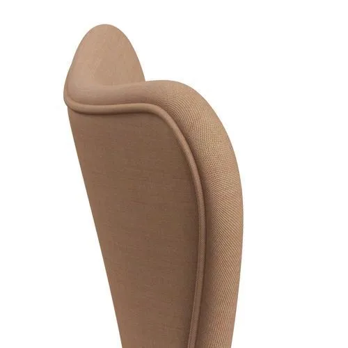 Fritz Hansen Series 7™ Chair Full Upholstery, White/Remix Light Brown (Rem406)