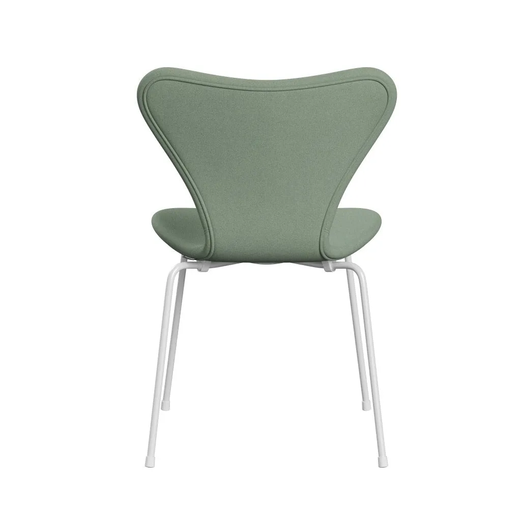 Fritz Hansen Series 7™ Chair Full Upholstery, White/Tonus Mint Green