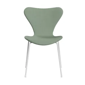 Fritz Hansen Series 7™ Chair Full Upholstery, White/Tonus Mint Green