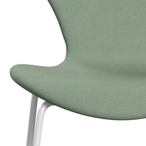 Fritz Hansen Series 7™ Chair Full Upholstery, White/Tonus Mint Green