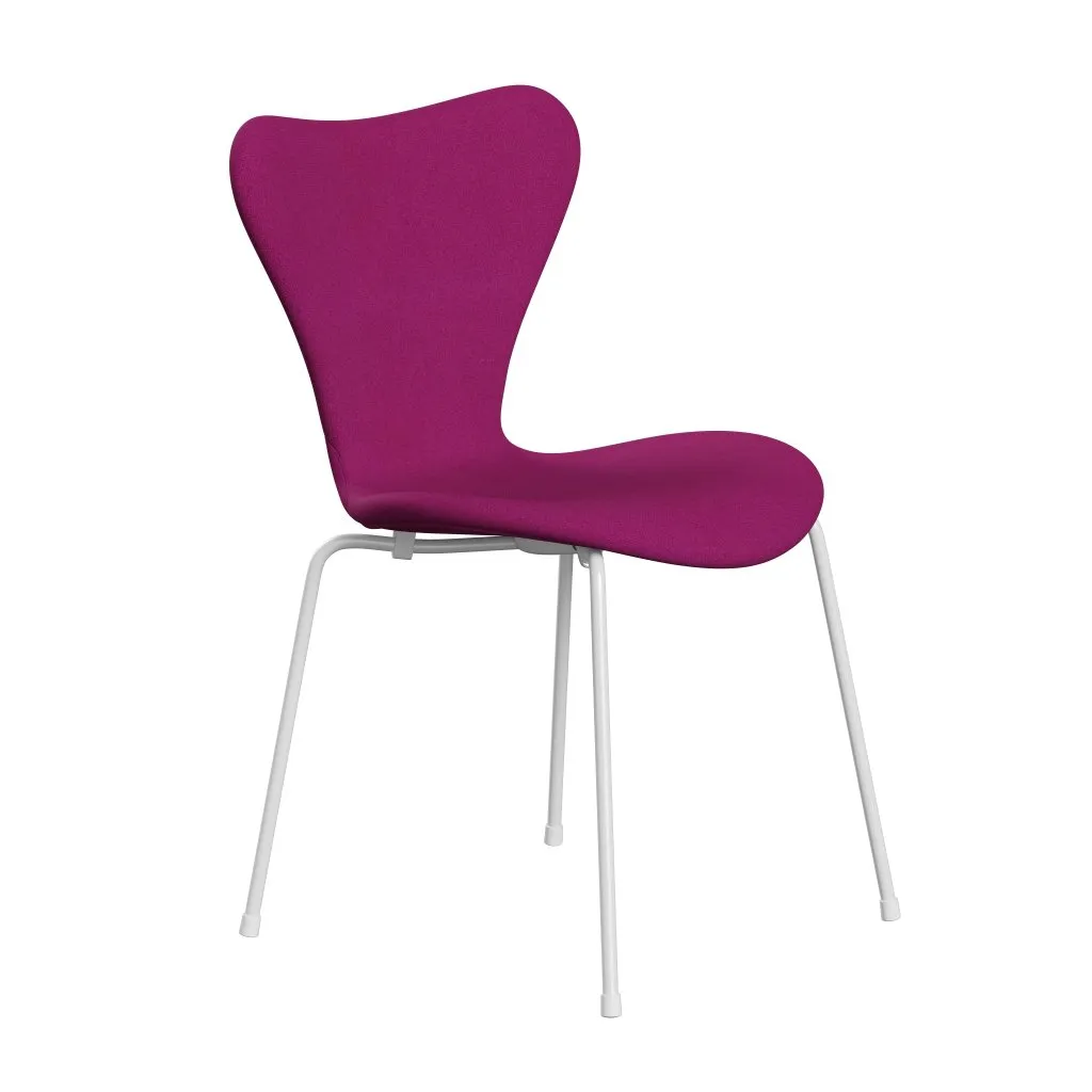 Fritz Hansen Series 7™ Chair Full Upholstery, White/Tonus Pink