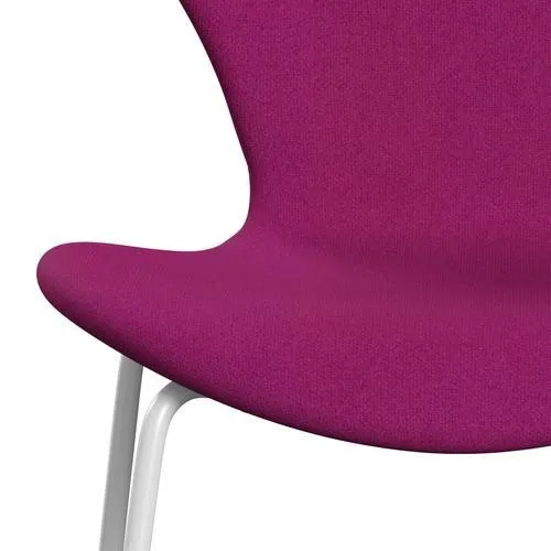 Fritz Hansen Series 7™ Chair Full Upholstery, White/Tonus Pink