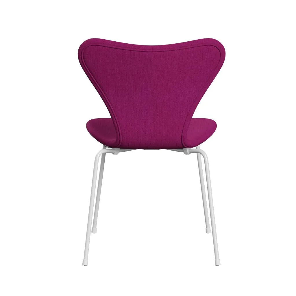 Fritz Hansen Series 7™ Chair Full Upholstery, White/Tonus Pink
