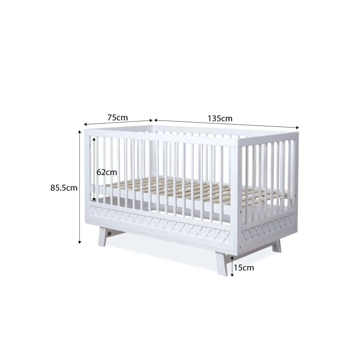Genevieve Changing Four Piece Nursery Furniture Set Mocka