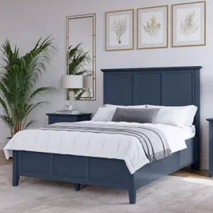 Grace Three Panel Bed in Blueberry Modus