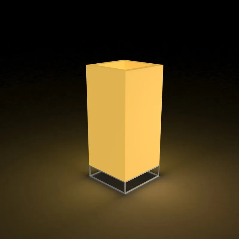 Illuminated Vela High Cube Planter
