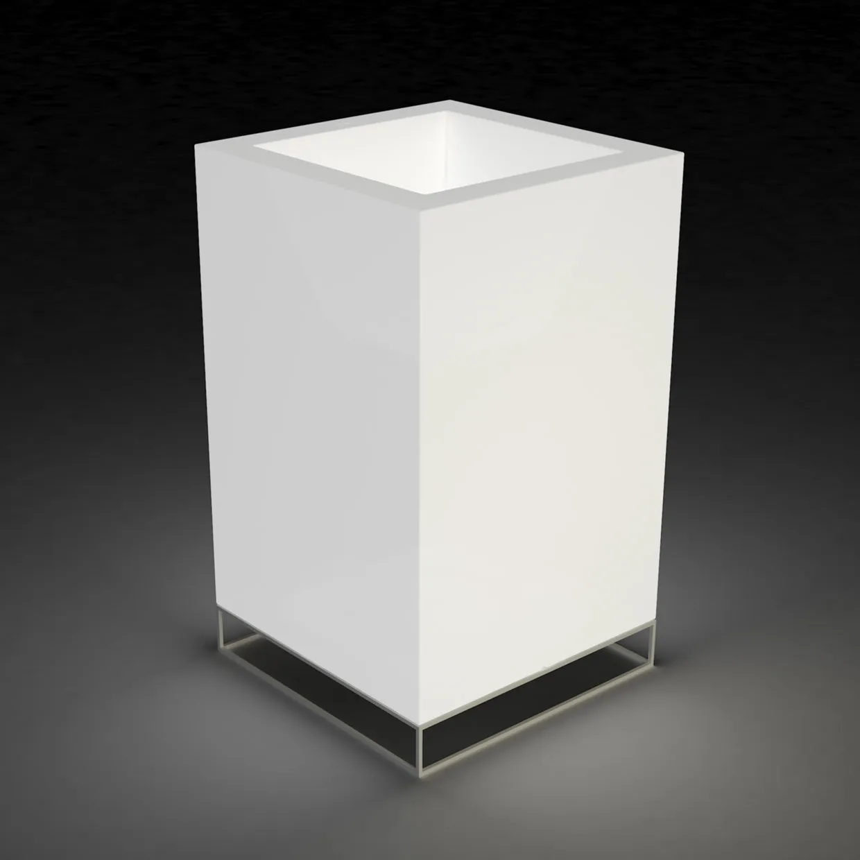 Illuminated Vela High Cube Planter