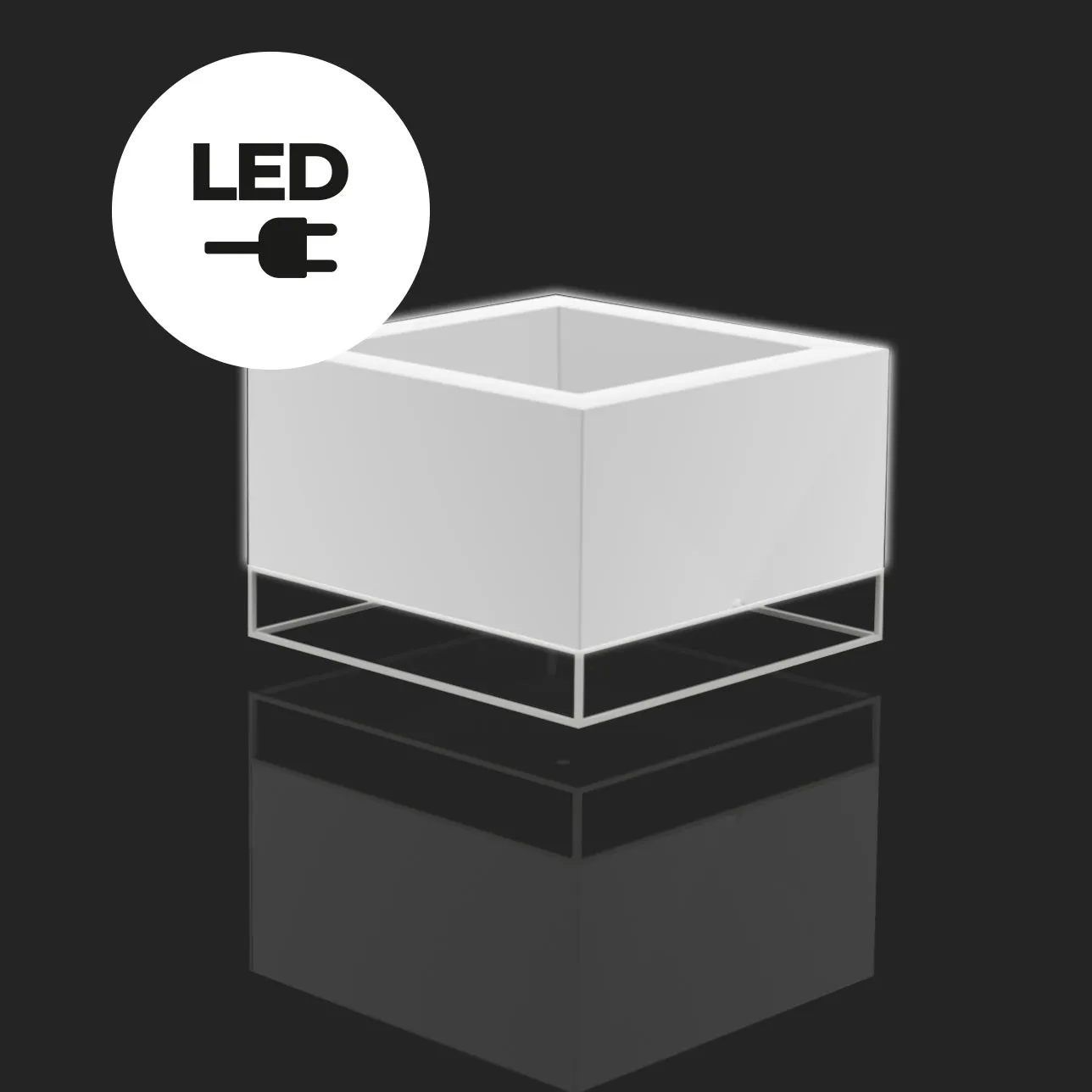 Illuminated Vela Land Planter