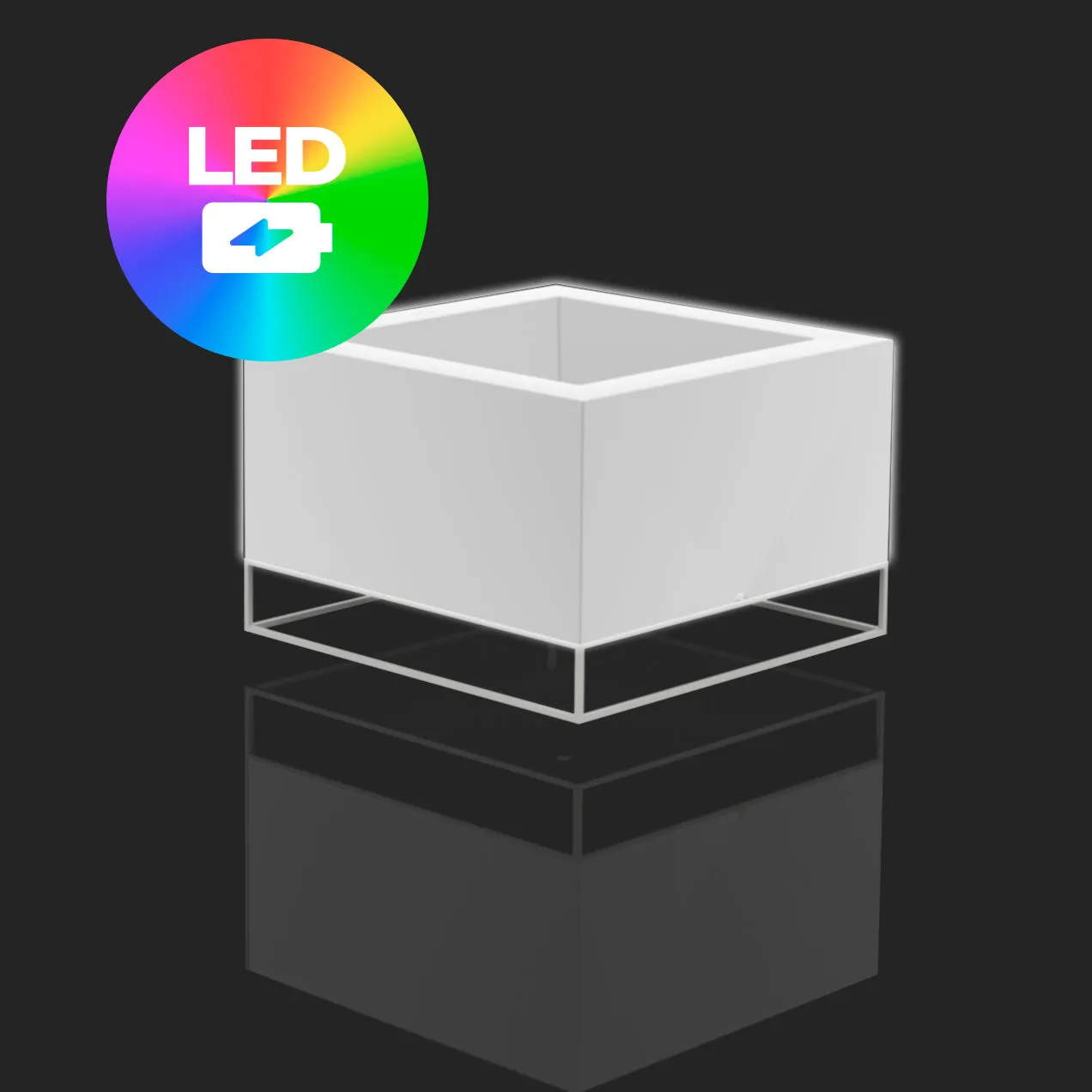 Illuminated Vela Land Planter