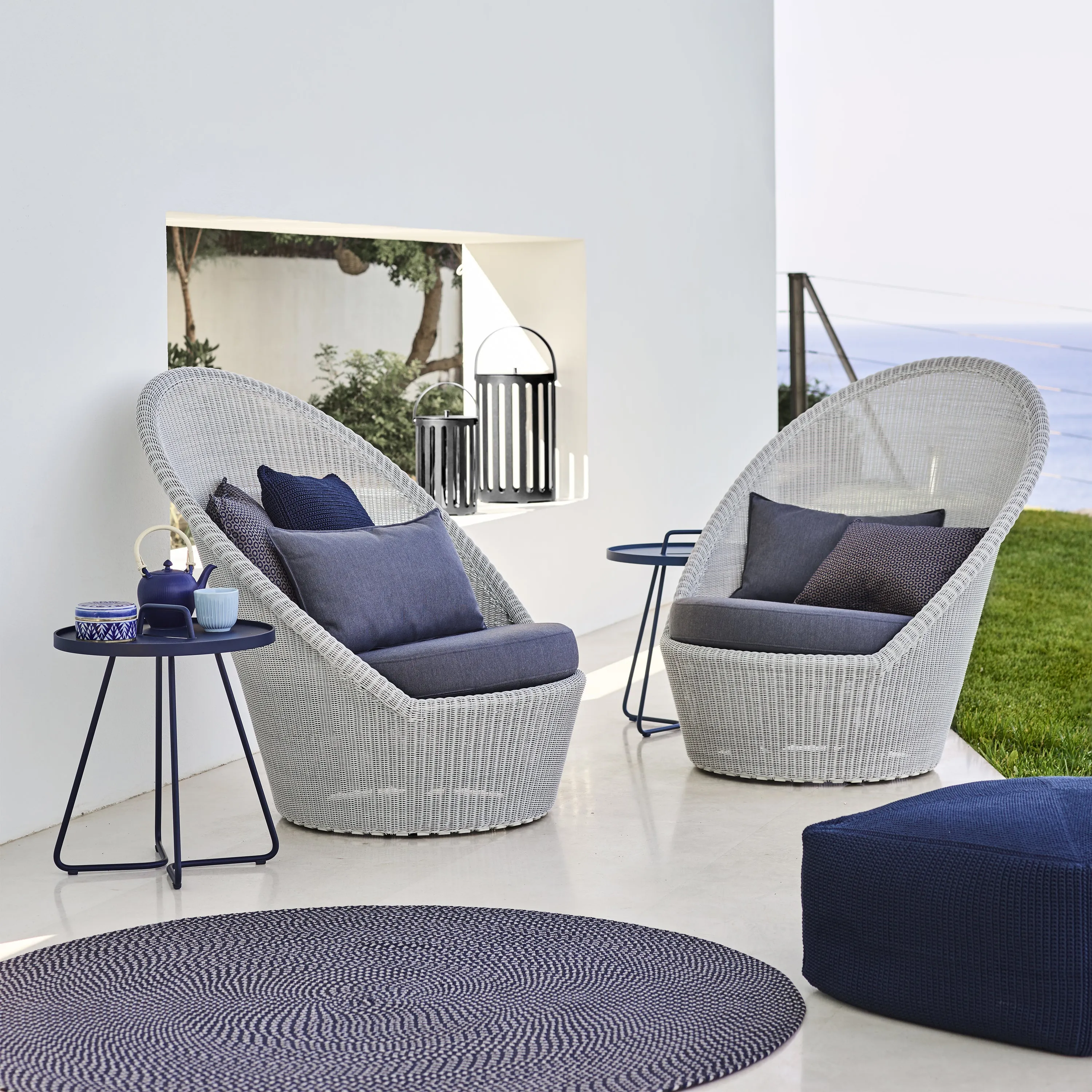 Kingston Outdoor Sunchair with Wheels