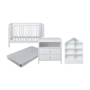 Maisie Five Piece Nursery Furniture Set Mocka