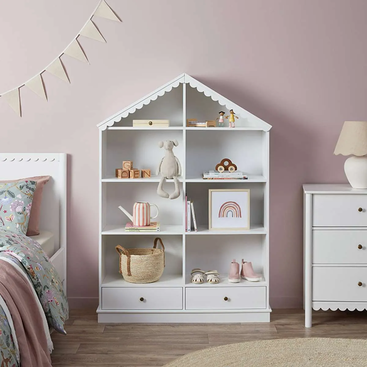 Maisie Five Piece Nursery Furniture Set Mocka