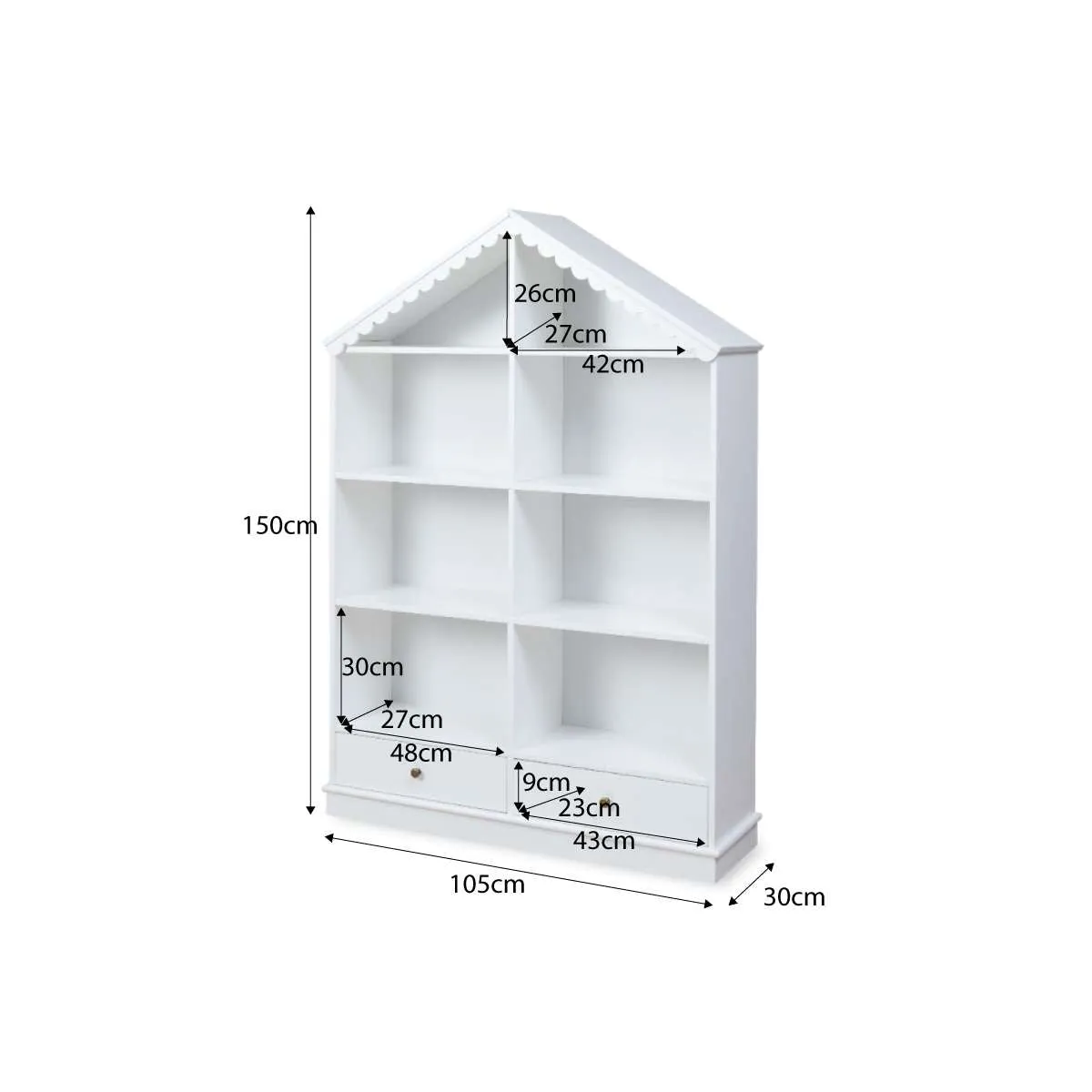 Maisie Five Piece Nursery Furniture Set Mocka